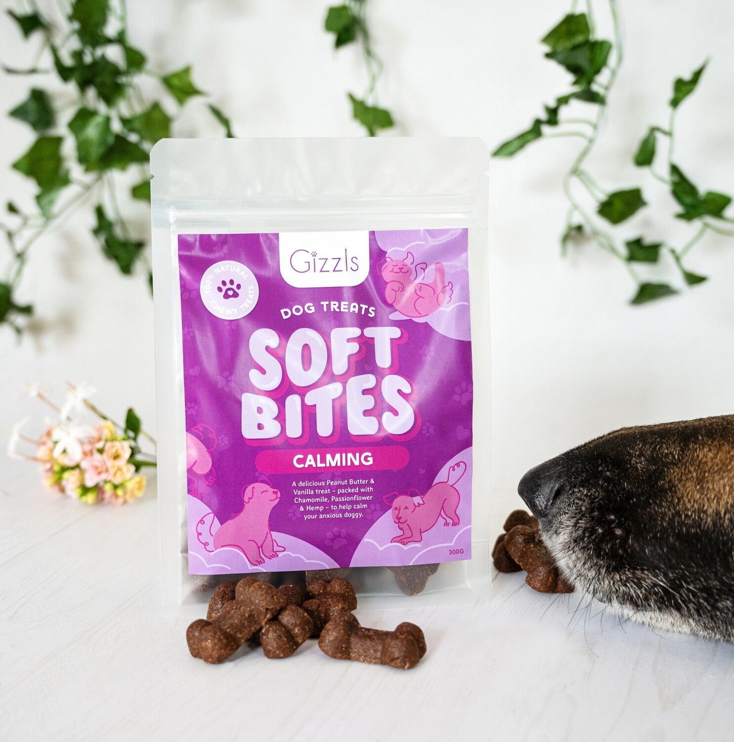 Hemp calming dog treats sales