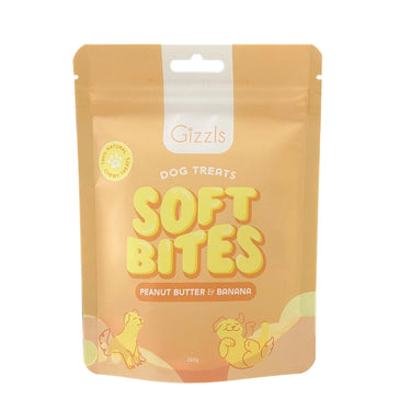 Gizzls Soft Bites Treats | Peanut Butter & Banana