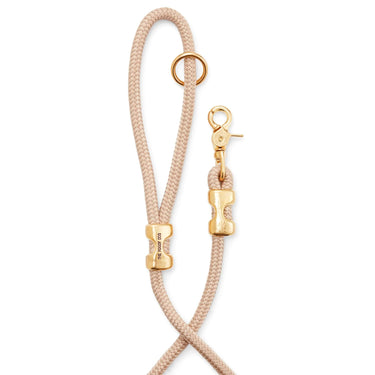 The Foggy Dog Marine Rope Leash | Flax
