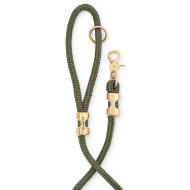 The Foggy Dog - Olive Marine Rope Dog Leash