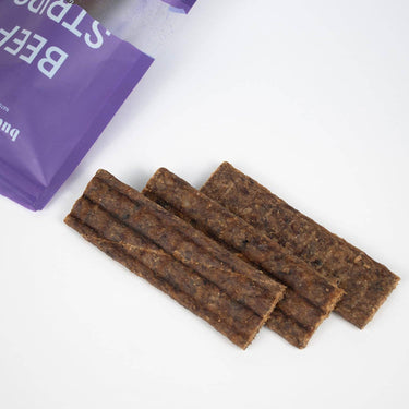 Buddylicious Natural Dog Treats | Beef Strips