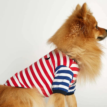 The Painter's Wife Stripy Tee | Blue & Red