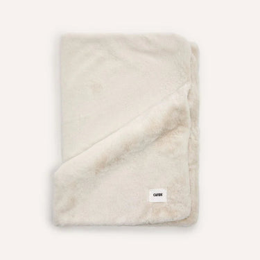 Cafide Faux Fur Blanket | Cream