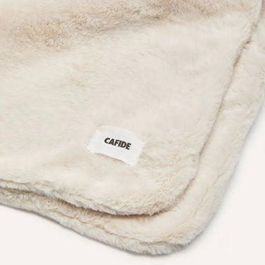 Cafide Faux Fur Blanket | Cream