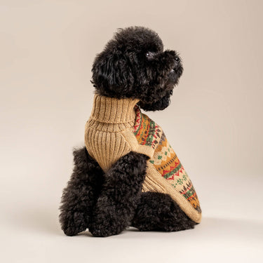 Alqo Wasi Fair Isle Finn Alpaca Dog Sweater
