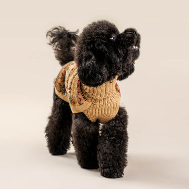 Alqo Wasi Fair Isle Finn Alpaca Dog Sweater