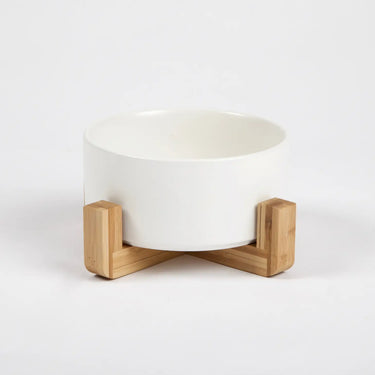 Int. Pets - Dog Bowl with wooden stand