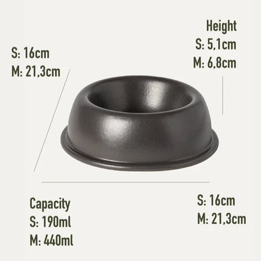 Cafide Ceramic Dog Bowl | Black