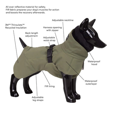Paikka Dog Coat | Reflective