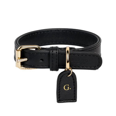 Perro Collection - Black Leather Collar