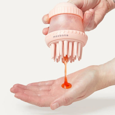 Maxbone Shampoo Dispensing Brush | Pink