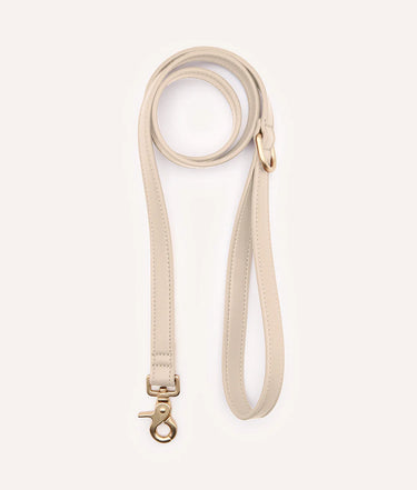 Cafide Vegan Leather Dog Lead | Cream