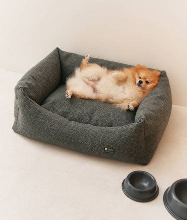 CAFIDE - Anthracite Ceramic Dog Feeder Bowl