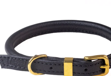 Dogs & Horses Leather Collar | Rolled