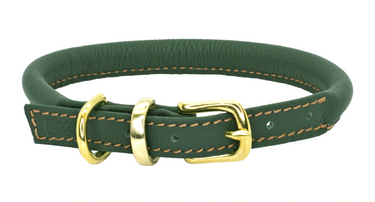 Dogs & Horses Leather Collar | Rolled