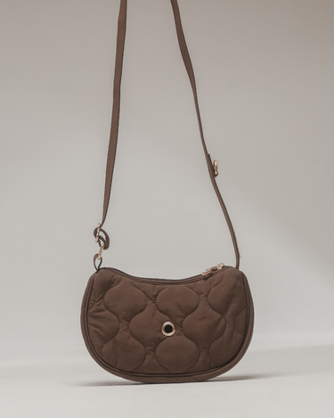 By Teddy Quilted Walking Bag | Chocolate