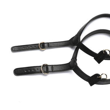Perro Collection - Black Leather dog harness